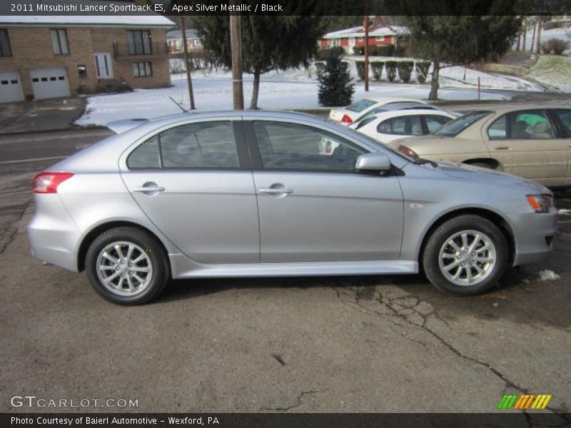  2011 Lancer Sportback ES Apex Silver Metallic