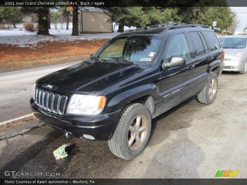 Black / Agate 2001 Jeep Grand Cherokee Limited 4x4