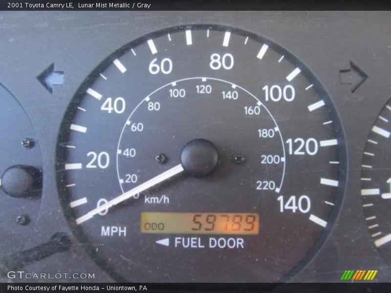 Lunar Mist Metallic / Gray 2001 Toyota Camry LE