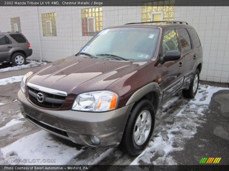 Chestnut Metallic / Beige 2002 Mazda Tribute LX V6 4WD
