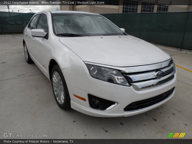 Front 3/4 View of 2012 Fusion Hybrid
