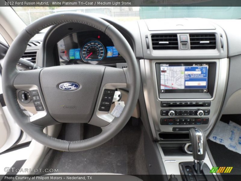 Dashboard of 2012 Fusion Hybrid