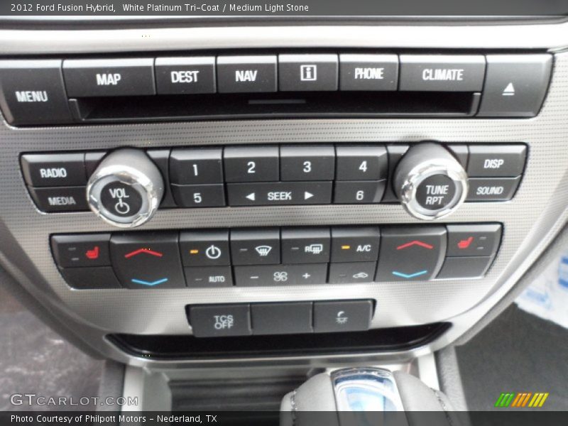 Controls of 2012 Fusion Hybrid