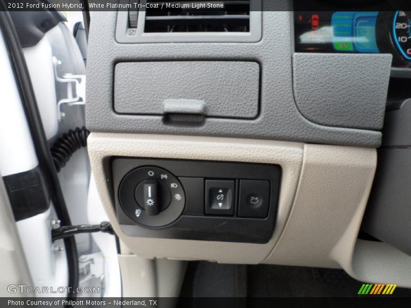 Controls of 2012 Fusion Hybrid