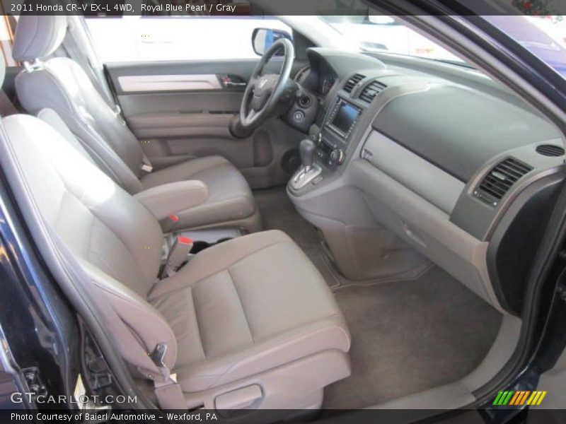 Royal Blue Pearl / Gray 2011 Honda CR-V EX-L 4WD