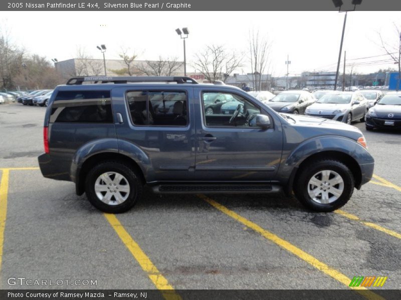 Silverton Blue Pearl / Graphite 2005 Nissan Pathfinder LE 4x4