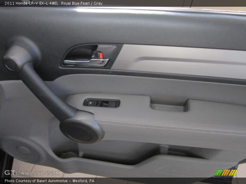 Royal Blue Pearl / Gray 2011 Honda CR-V EX-L 4WD