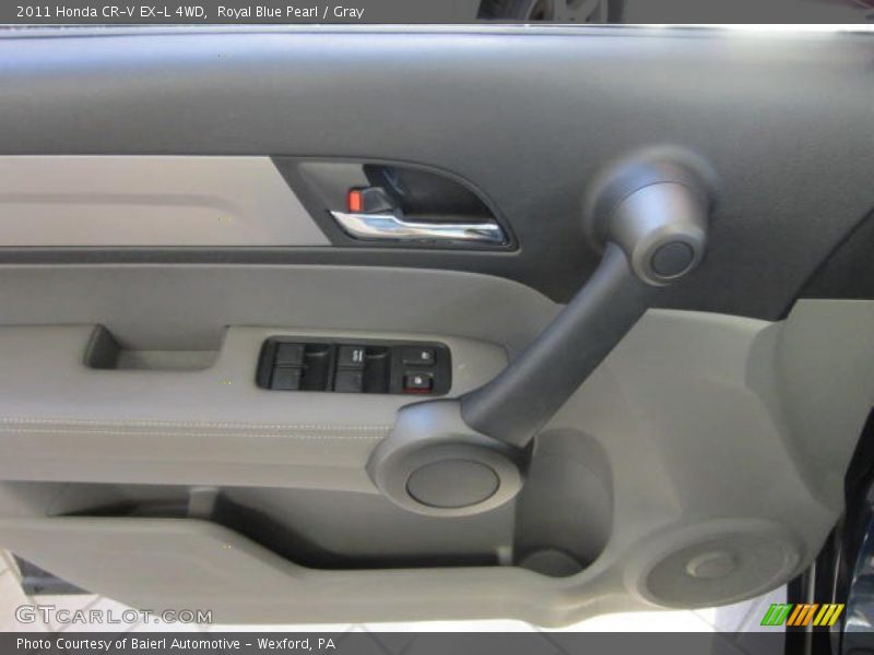 Royal Blue Pearl / Gray 2011 Honda CR-V EX-L 4WD