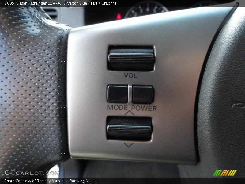 Silverton Blue Pearl / Graphite 2005 Nissan Pathfinder LE 4x4