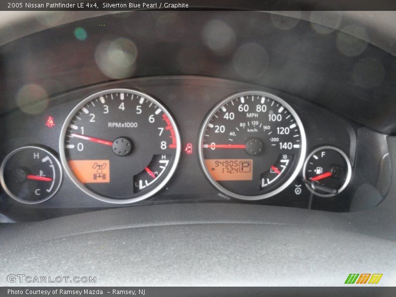 Silverton Blue Pearl / Graphite 2005 Nissan Pathfinder LE 4x4