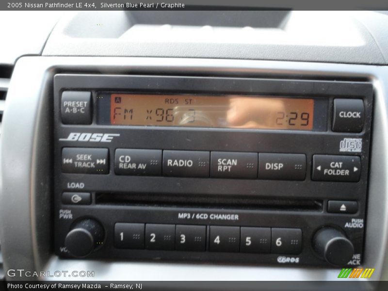 Silverton Blue Pearl / Graphite 2005 Nissan Pathfinder LE 4x4