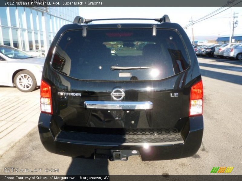 Super Black / Graphite 2012 Nissan Pathfinder LE 4x4