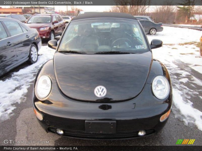 Black / Black 2003 Volkswagen New Beetle GLS Convertible