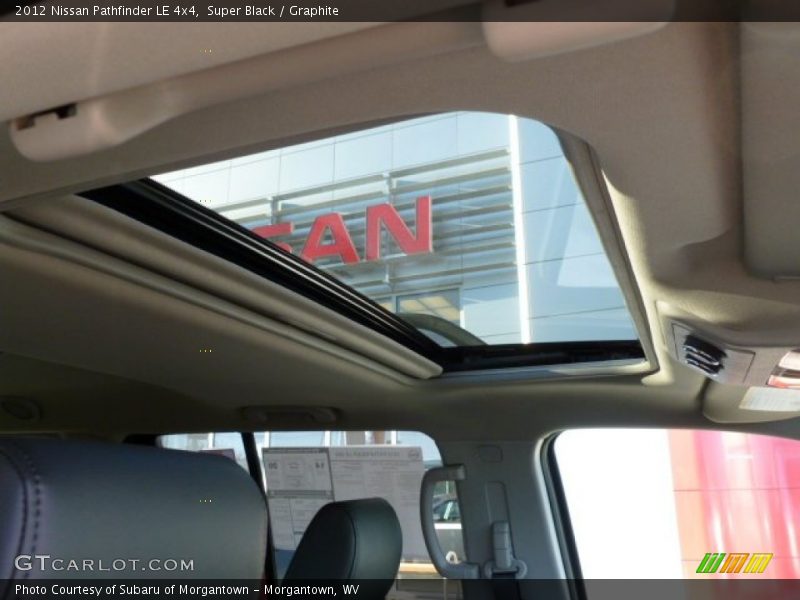 Super Black / Graphite 2012 Nissan Pathfinder LE 4x4