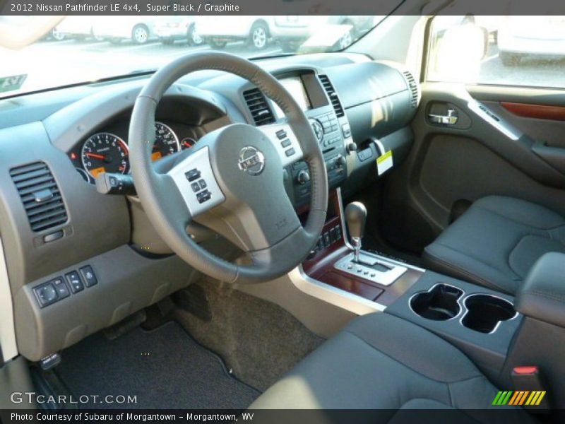 Super Black / Graphite 2012 Nissan Pathfinder LE 4x4