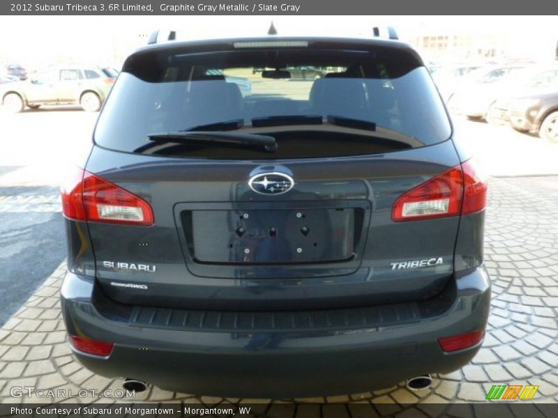 Graphite Gray Metallic / Slate Gray 2012 Subaru Tribeca 3.6R Limited