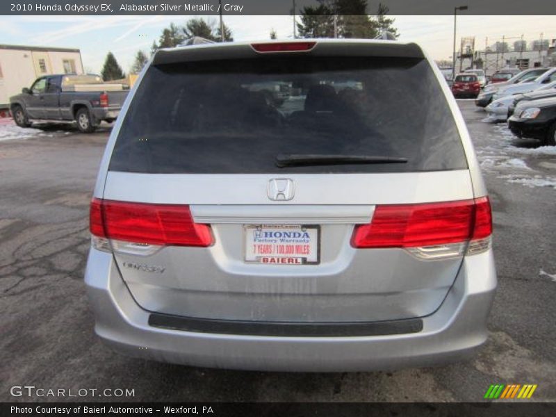 Alabaster Silver Metallic / Gray 2010 Honda Odyssey EX