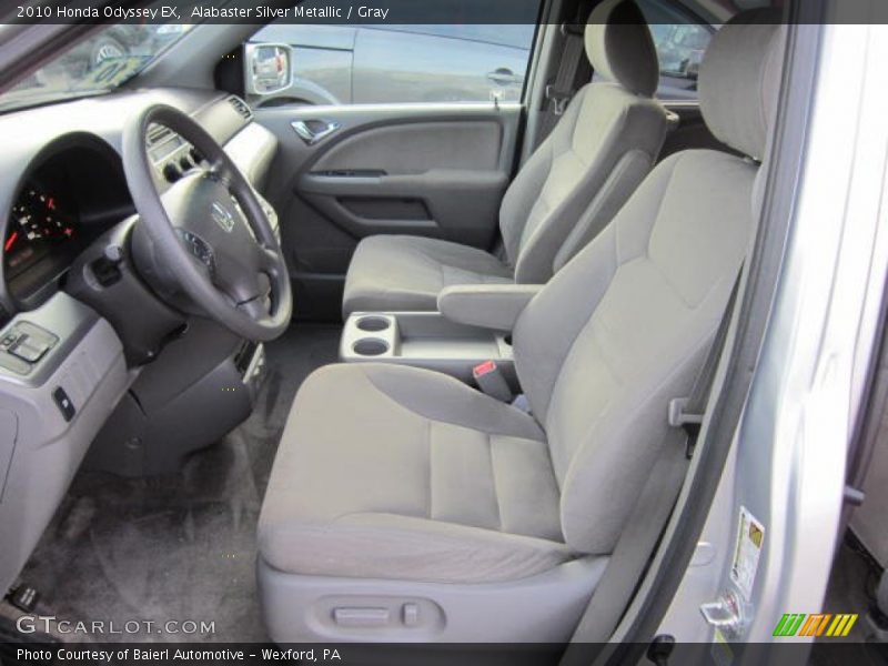 Alabaster Silver Metallic / Gray 2010 Honda Odyssey EX