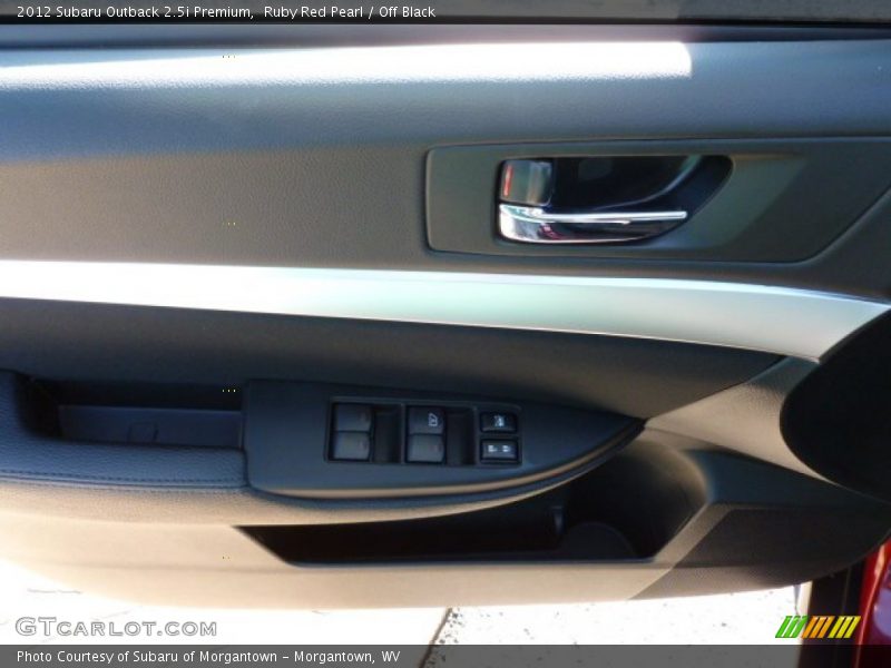 Ruby Red Pearl / Off Black 2012 Subaru Outback 2.5i Premium