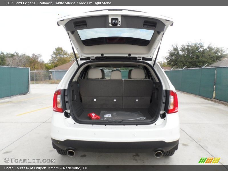 White Suede / Medium Light Stone 2012 Ford Edge SE EcoBoost