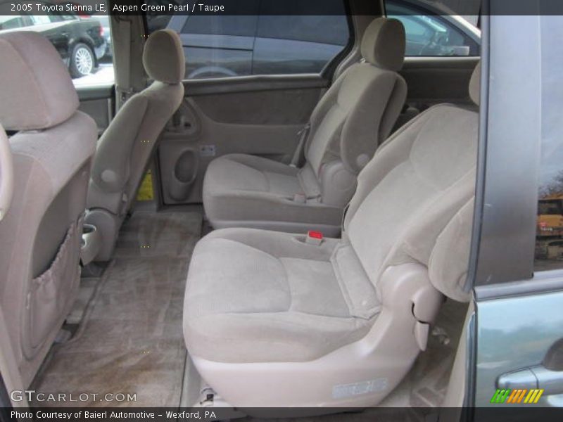 Aspen Green Pearl / Taupe 2005 Toyota Sienna LE