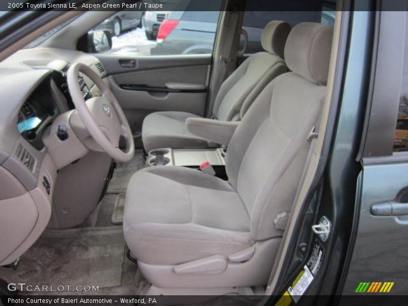 Aspen Green Pearl / Taupe 2005 Toyota Sienna LE