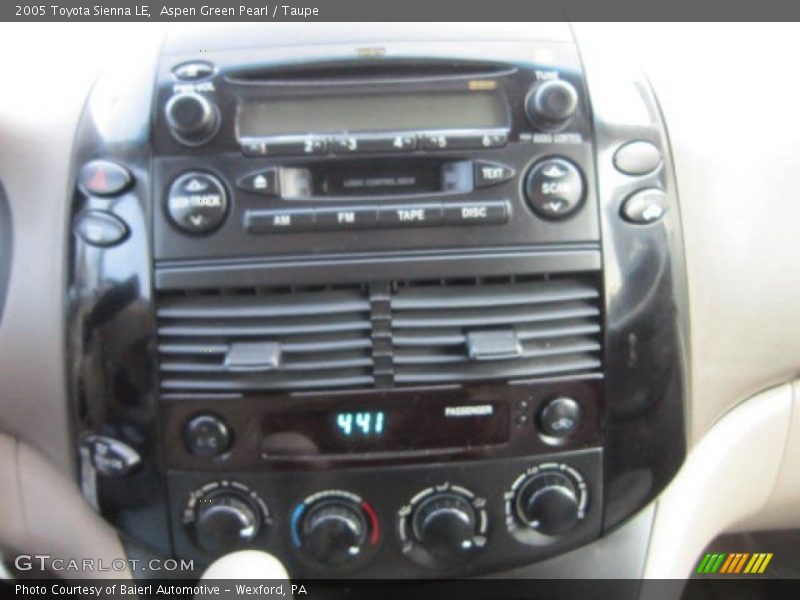 Aspen Green Pearl / Taupe 2005 Toyota Sienna LE