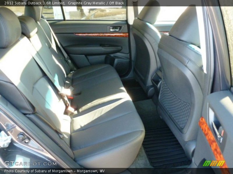 Graphite Gray Metallic / Off Black 2012 Subaru Outback 3.6R Limited