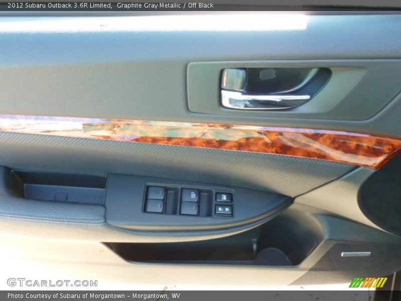 Graphite Gray Metallic / Off Black 2012 Subaru Outback 3.6R Limited