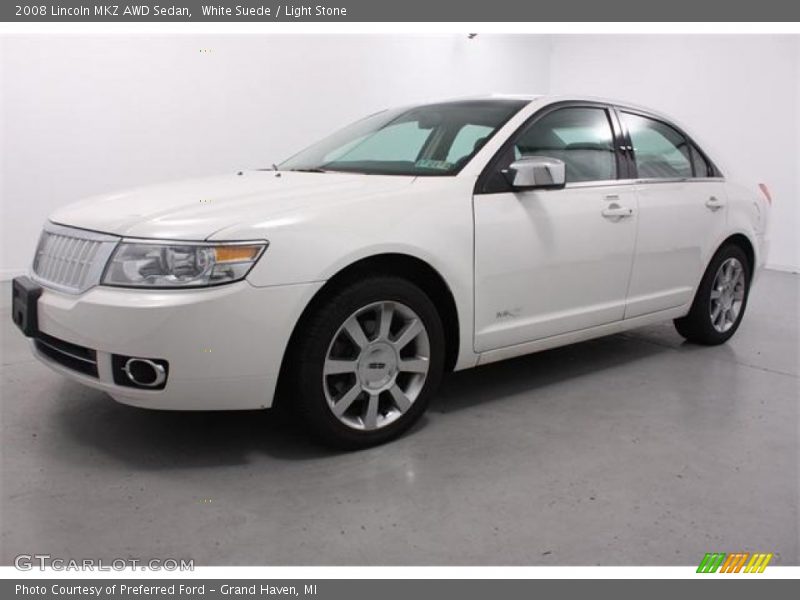 White Suede / Light Stone 2008 Lincoln MKZ AWD Sedan