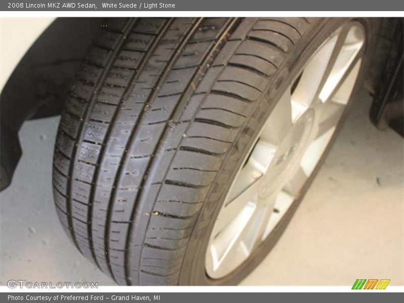 White Suede / Light Stone 2008 Lincoln MKZ AWD Sedan