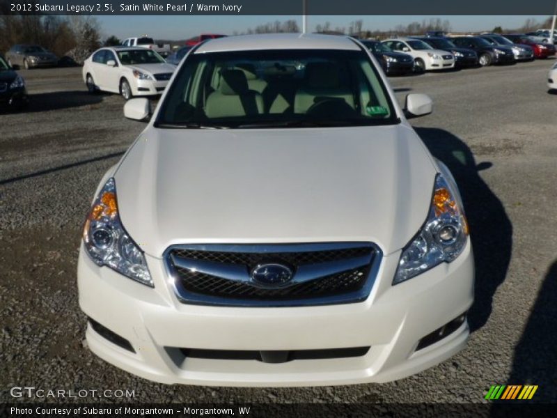 Satin White Pearl / Warm Ivory 2012 Subaru Legacy 2.5i
