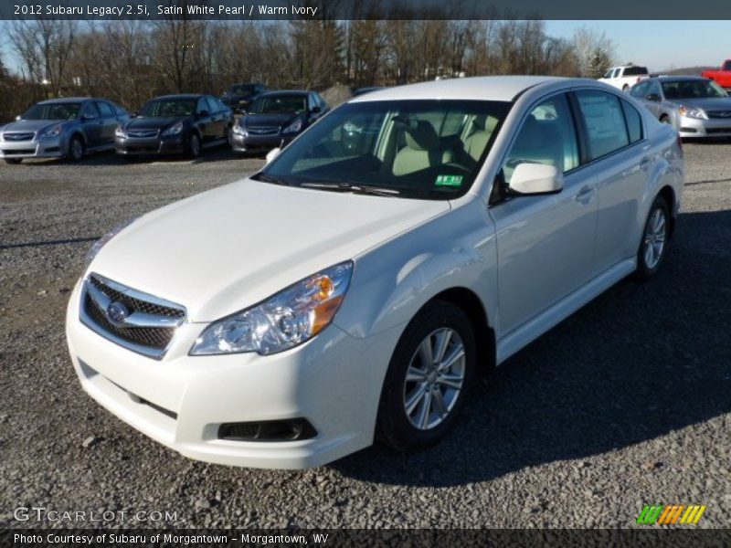 Satin White Pearl / Warm Ivory 2012 Subaru Legacy 2.5i