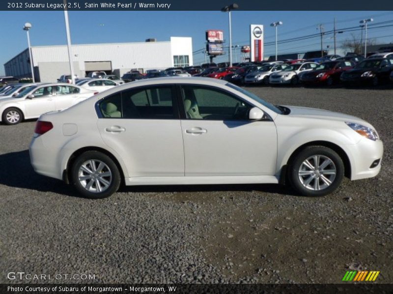  2012 Legacy 2.5i Satin White Pearl