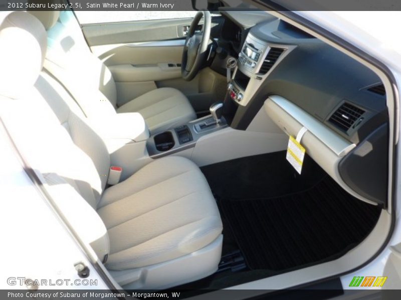 Satin White Pearl / Warm Ivory 2012 Subaru Legacy 2.5i