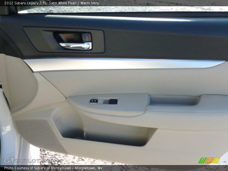 Satin White Pearl / Warm Ivory 2012 Subaru Legacy 2.5i