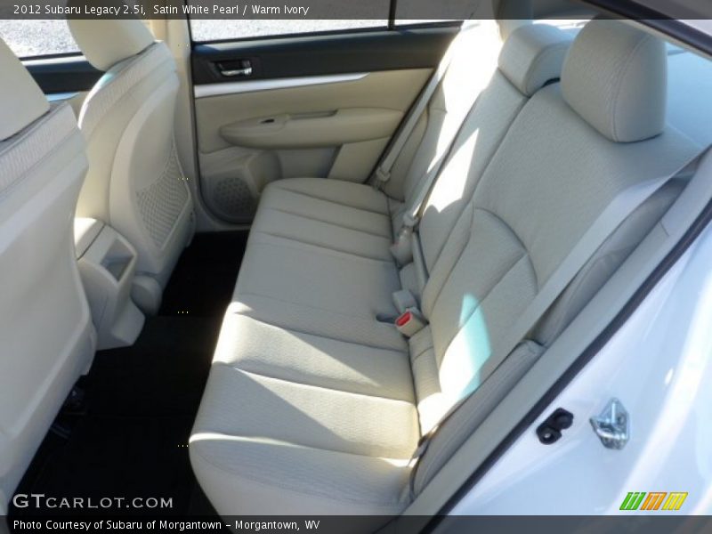 Satin White Pearl / Warm Ivory 2012 Subaru Legacy 2.5i