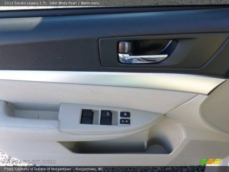 Satin White Pearl / Warm Ivory 2012 Subaru Legacy 2.5i