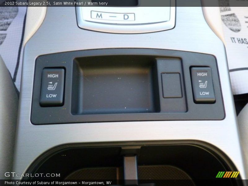 Satin White Pearl / Warm Ivory 2012 Subaru Legacy 2.5i