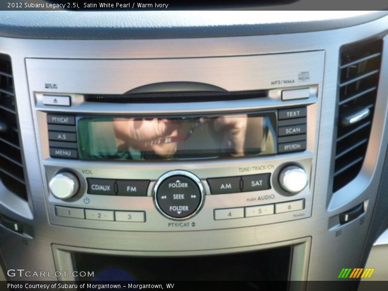 Audio System of 2012 Legacy 2.5i
