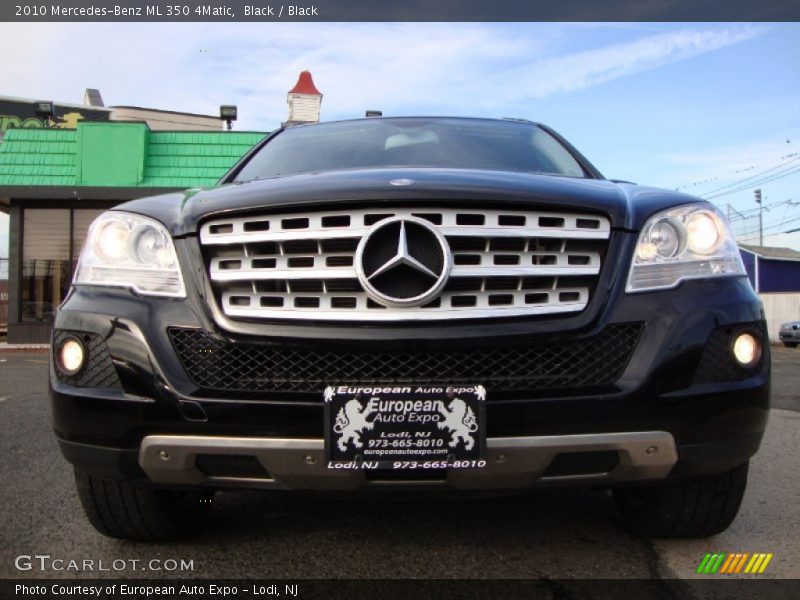 Black / Black 2010 Mercedes-Benz ML 350 4Matic