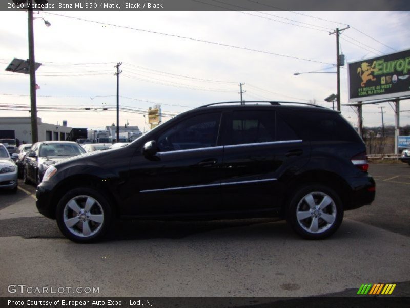 Black / Black 2010 Mercedes-Benz ML 350 4Matic