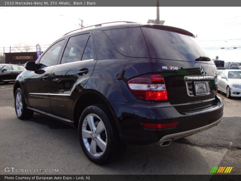Black / Black 2010 Mercedes-Benz ML 350 4Matic