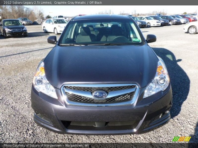 Graphite Gray Metallic / Off Black 2012 Subaru Legacy 2.5i Limited