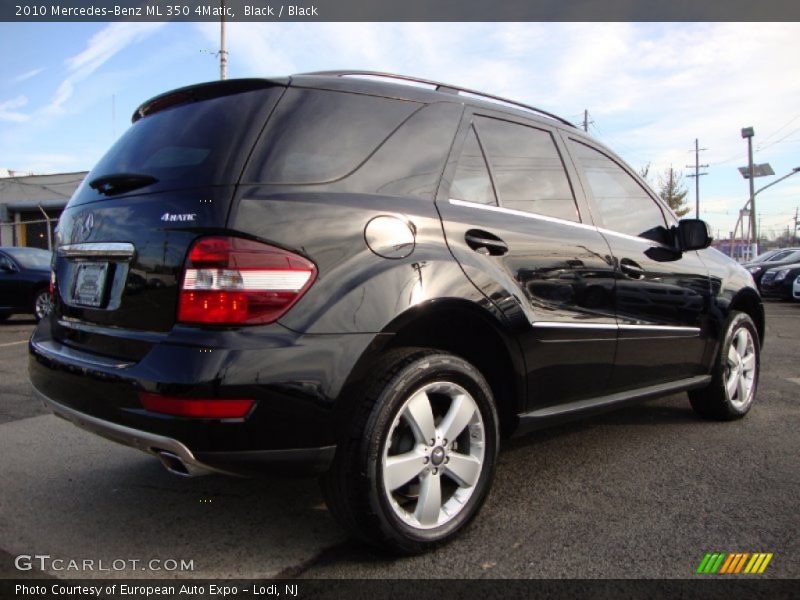 Black / Black 2010 Mercedes-Benz ML 350 4Matic