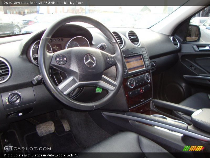 Black / Black 2010 Mercedes-Benz ML 350 4Matic