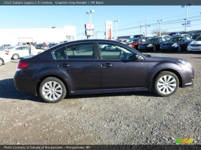 Graphite Gray Metallic / Off Black 2012 Subaru Legacy 2.5i Limited