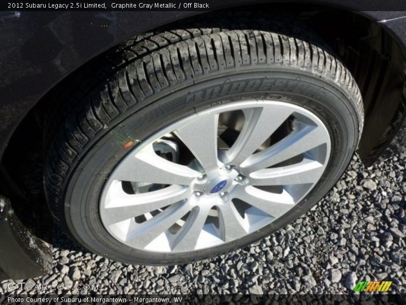 Graphite Gray Metallic / Off Black 2012 Subaru Legacy 2.5i Limited