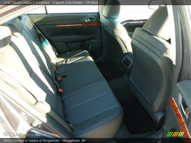 Graphite Gray Metallic / Off Black 2012 Subaru Legacy 2.5i Limited