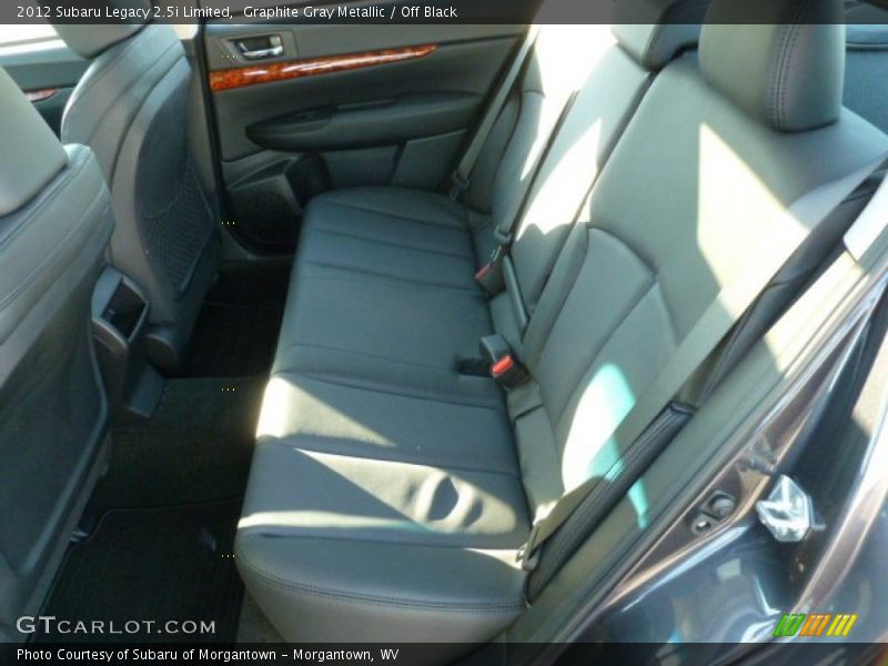 Graphite Gray Metallic / Off Black 2012 Subaru Legacy 2.5i Limited